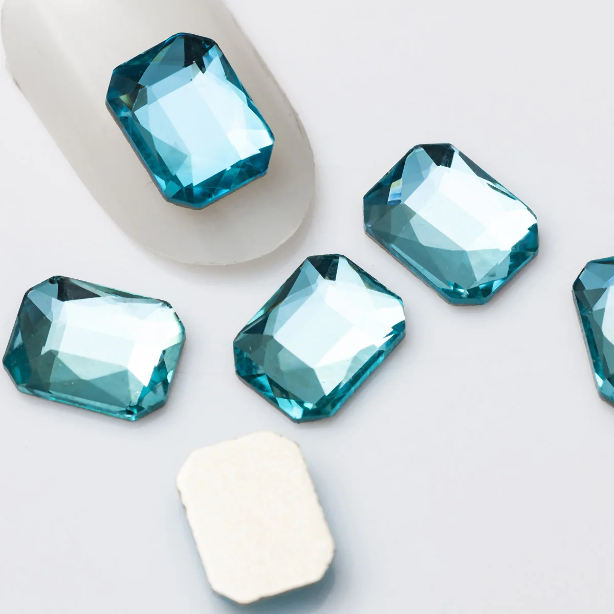 Small Size 20pcs Mix Shape Crystal Nail Diamond Art Rhinestones For 3D Nails Decorations Supplies Jewelry Rhinestone | Красота и