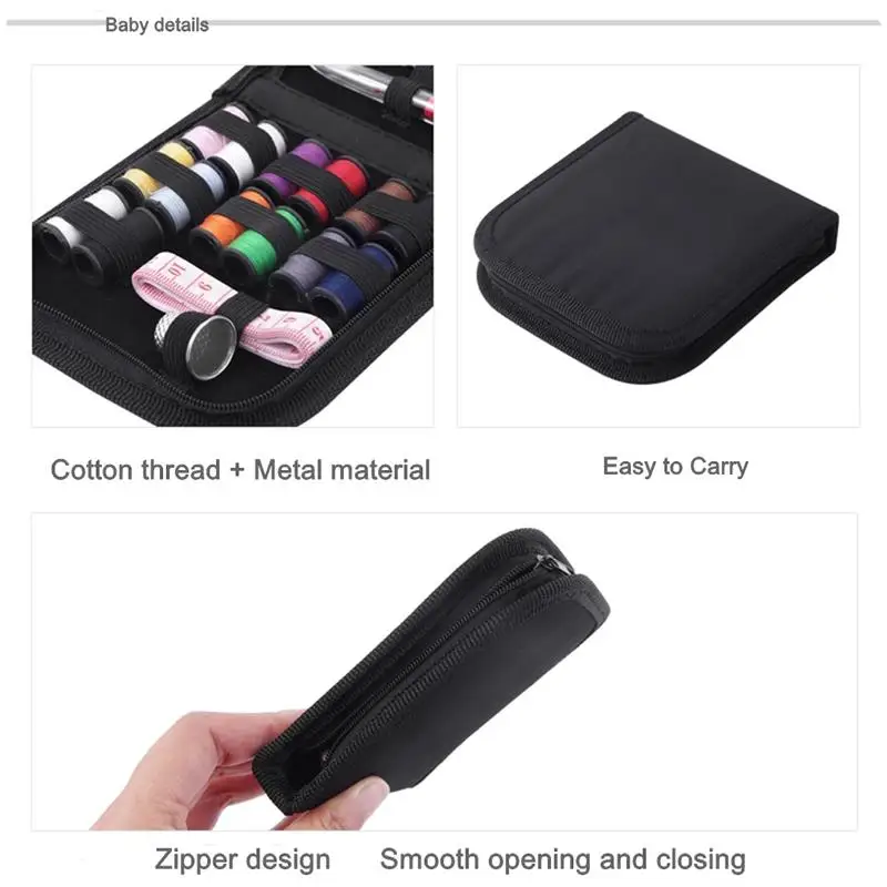 

68 Pcs DIY Multifunctional Combination Portable Sewing Box Set Sewing Hand Sewing Embroidery Tools Home Sewing Accessories