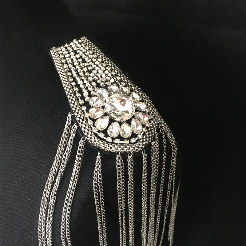 U U small 2 pcs Ручная работа A99 epaulette ювелирные изделия кисточкой большое плечо брошь погоны/погоны Шипы/escapulario Блейзер аксессуары/булавка - Цвет: U U small 2 pcs