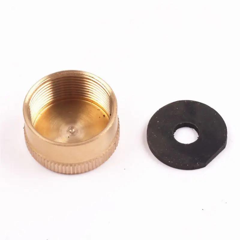 Цельная латунная заправка 1 фунт пропанная крышка для бутылки герметичная