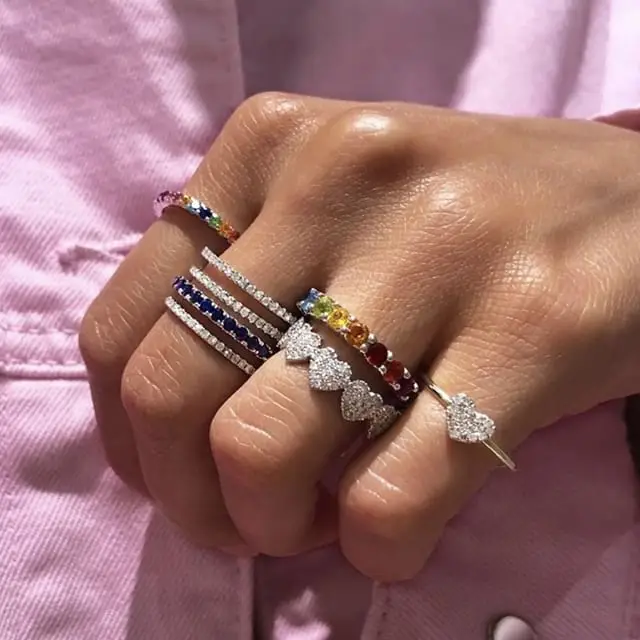 Сердце простой дизайн Минимальный в виде сердца для влюбленных подарок на День святого Валентина девочки