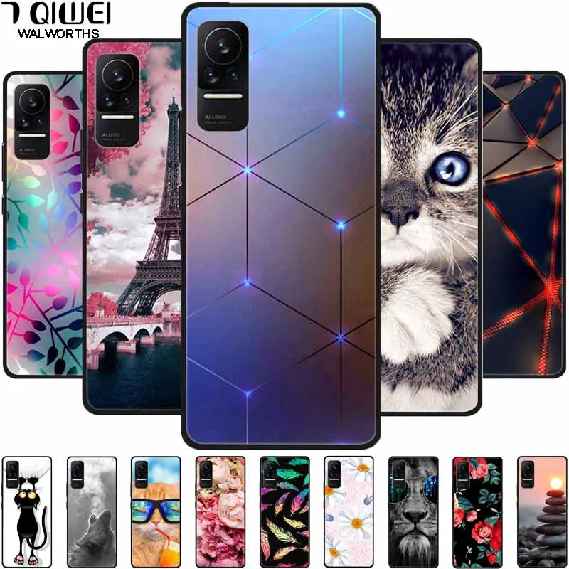 

Phone Case For Xiaomi Civi 5G Cover for Xiaomi Civi Fundas Silicone Soft Back Covers for XiaomiCivi 2021 TPU Full Protection Cat