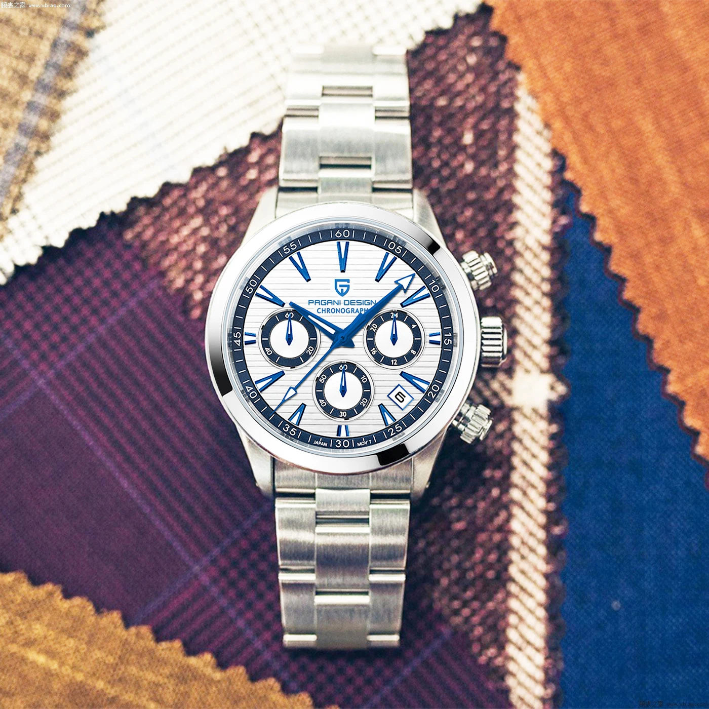 

Часы PAGANI Design Мужские кварцевые с автоматической датой, роскошные японские наручные, с хронографом, 2021