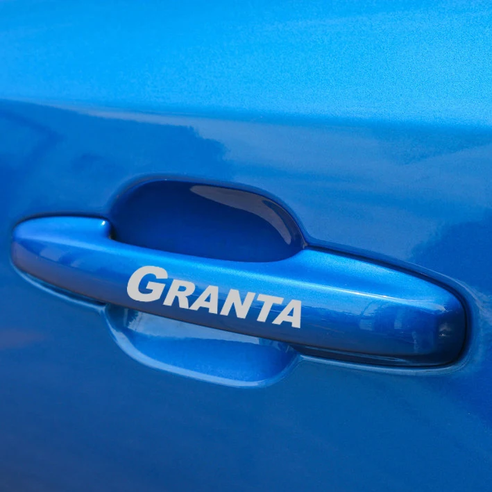 

4Pcs Car Door Handle Sticker For LADA GRANTA LARGUS NIVA VESTA Xray Auto Threshold Protector Decals
