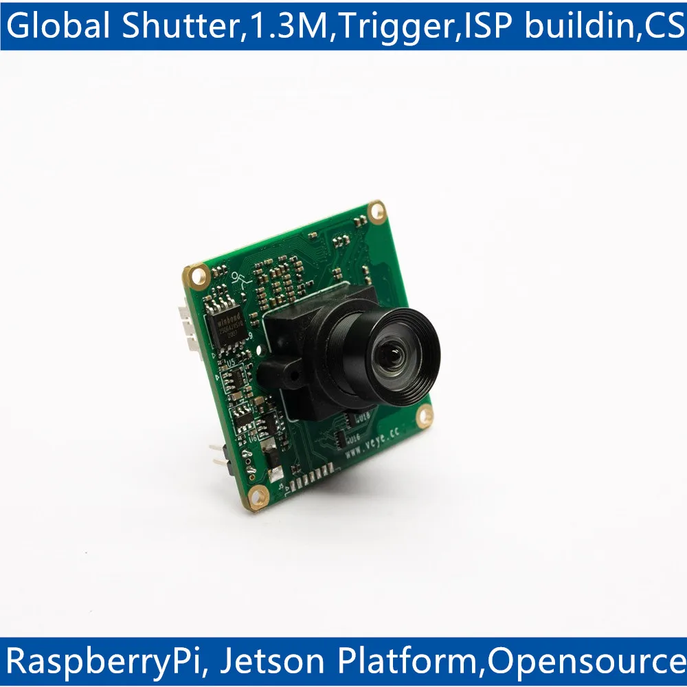 1.3MP Global Shutter MIPI CSI-2 Camera, CS-MIPI-SC132  for Raspberry Pi 4/3B+/3 and Jetson Nano XavierNX,i.MX8m Maaxboard