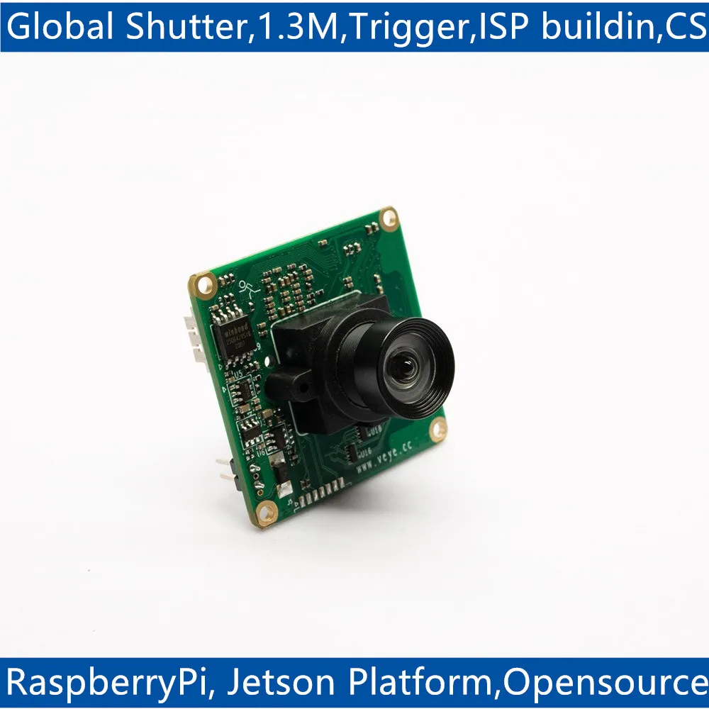 1.3MP Глобальный затвор MIPI CSI 2 Камера CS SC132 для Raspberry Pi 4/3B +/3 и Jetson Nano XavierNX я. MX8m