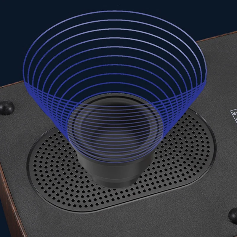 Портативный беспроводной громкий динамик Ретро Стерео Bluetooth с микрофоном TF слот