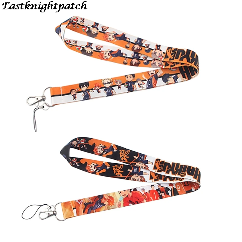 

12pcs/lot E2749 Fashion Anime Necklack Lanyard Key Gym Strap Multifunction Mobile Phone Decoration