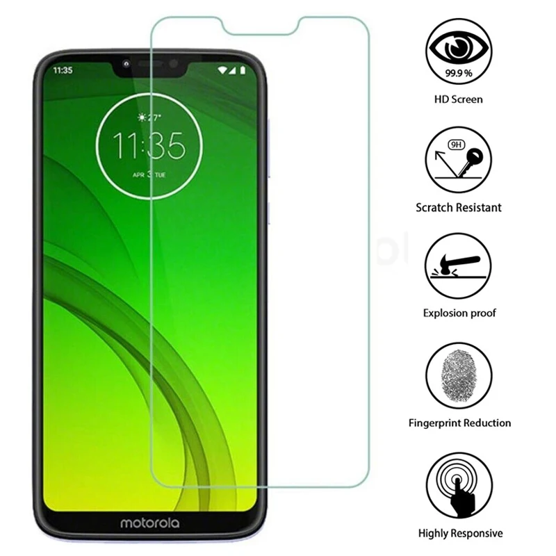 3 pieces tempered glass for motorola moto g9 g8 g7 plus play power screen protector glass for moto e7 plus 9h protective glass free global shipping