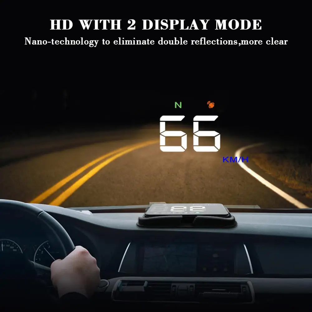 Универсальный DC8 18 24V дисплей Авто HUD gps измеритель скорости цифровой сигнал о