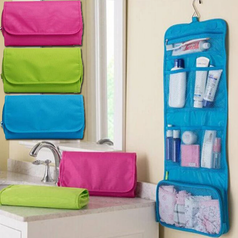 Портативная подвесная сумка Органайзер складная косметичка для хранения