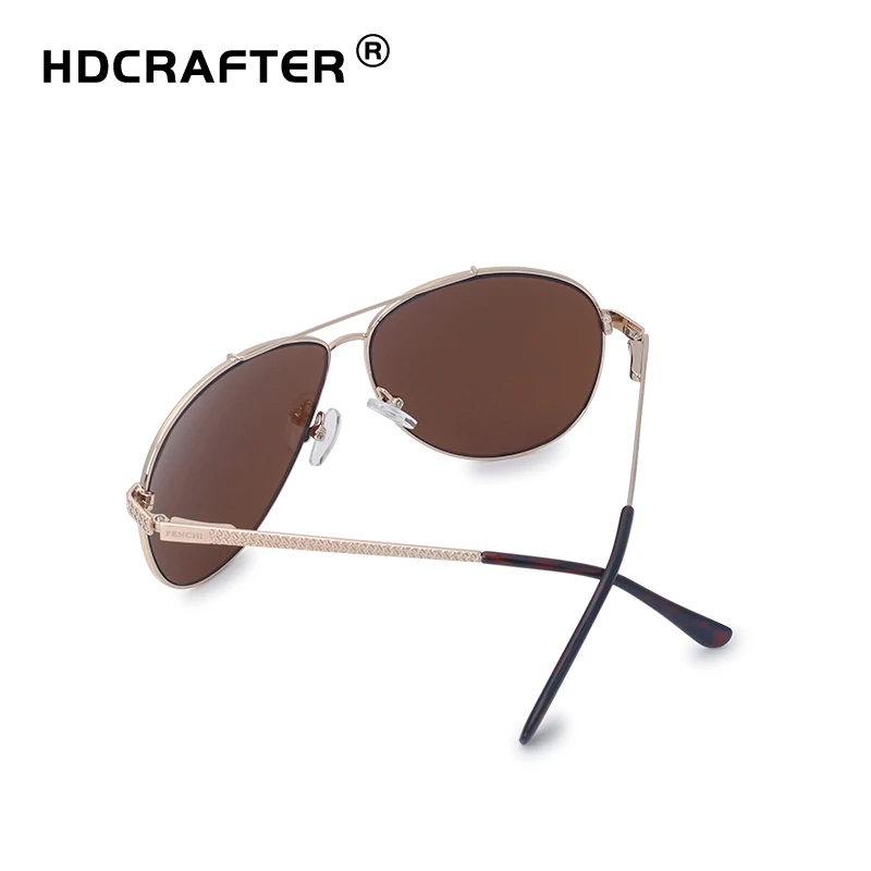 HDCRAFTER солнцезащитные очки пилота мужские классические Поляризованные с