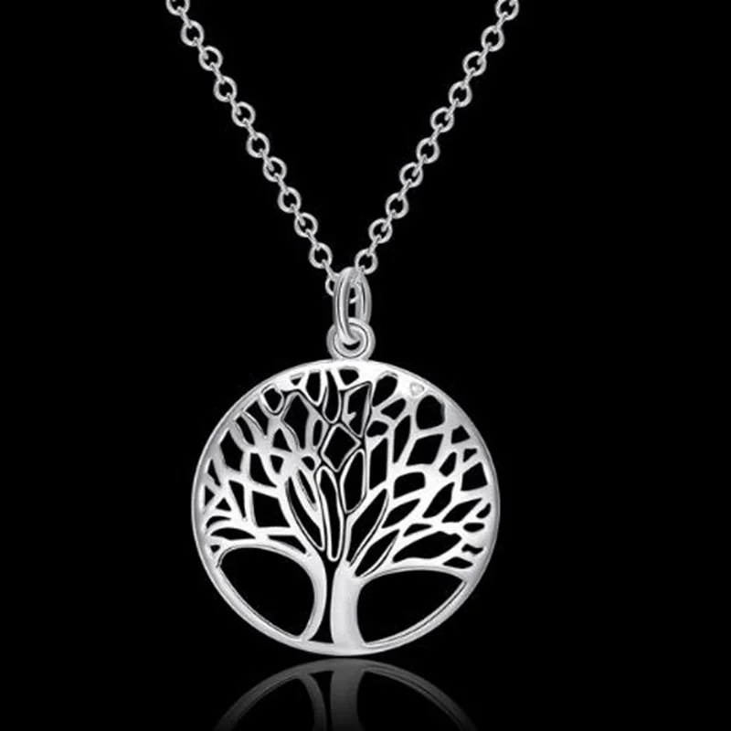 Ожерелье с подвеской Древо жизни роскошная Модная бижутерия 925 самодельная