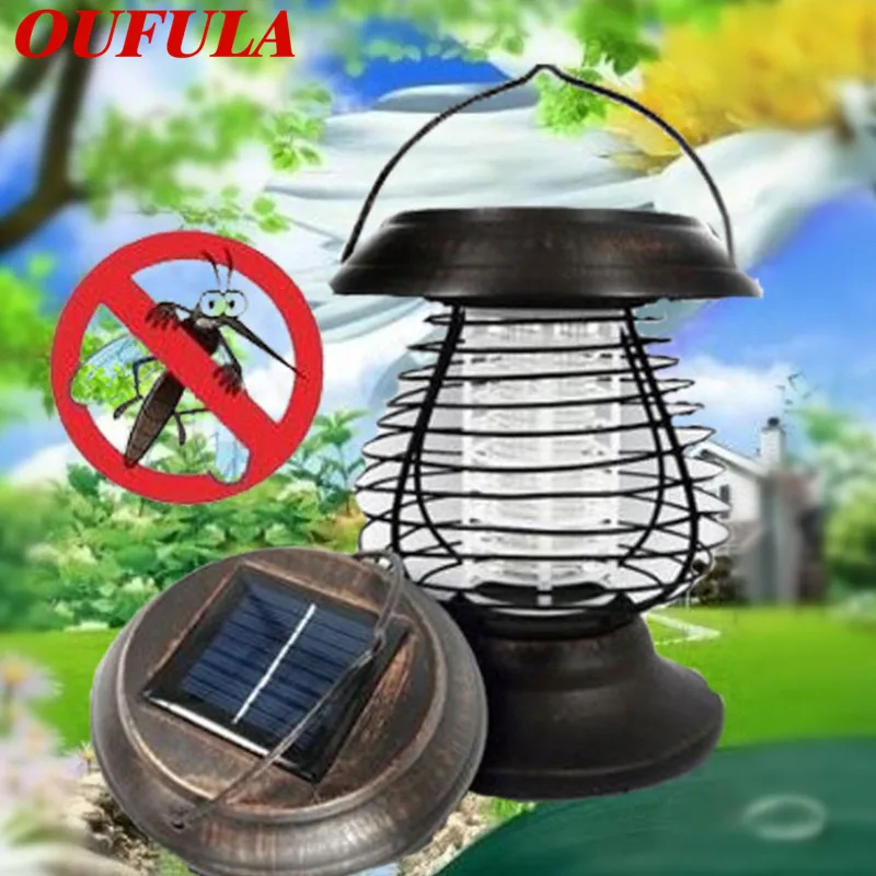 Портативный светильник Hongcui для защиты от комаров на солнечной батарее