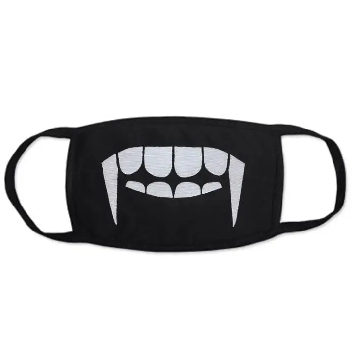 Для мужчин и женщин Kpop маска зимняя Лыжная милые зубы улыбающееся лицо медведя