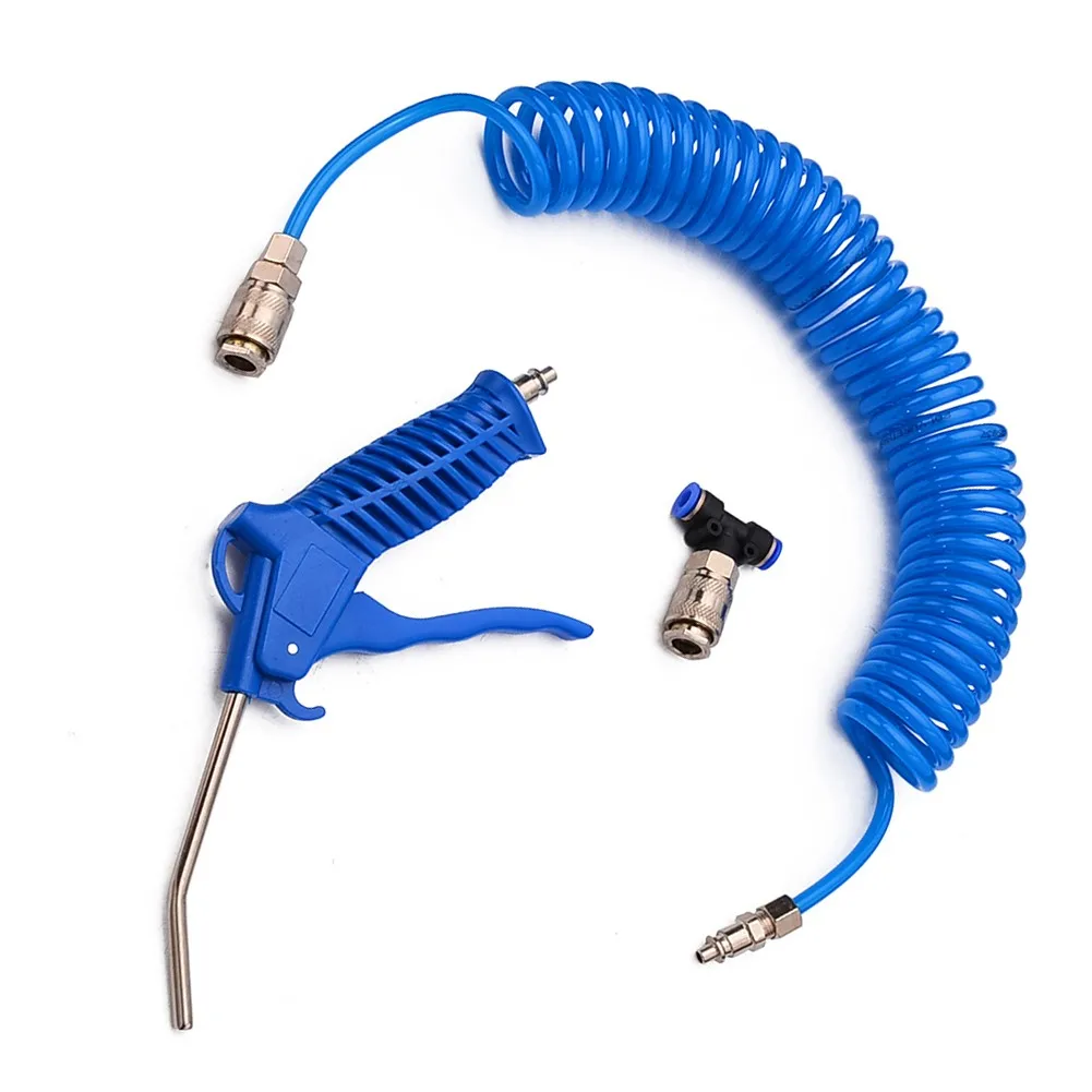 

Hot Sale Dust Blows Hose Tool Set Air Duster 5m Recoil Hose Multi Truck Dust Blower Clean Steel Nozzle Blower Spray Tool Kit
