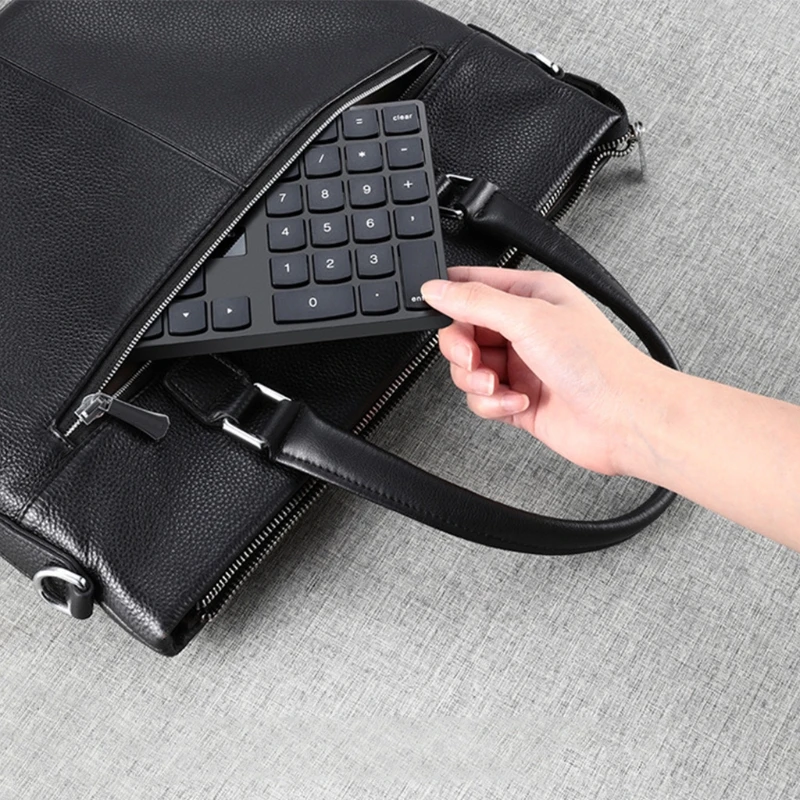 

2.4G USB Wireless Numeric Keypad 35 Keys Charging Digital Keyboard Portable Laptop Computer Mini Numpad for Travel Home Office