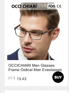 OCCI CHIARI, модный бренд, мужские лоскутные очки, дизайн, прямоугольные очки, прозрачные линзы, оптическая оправа, очки, W-CERIONI
