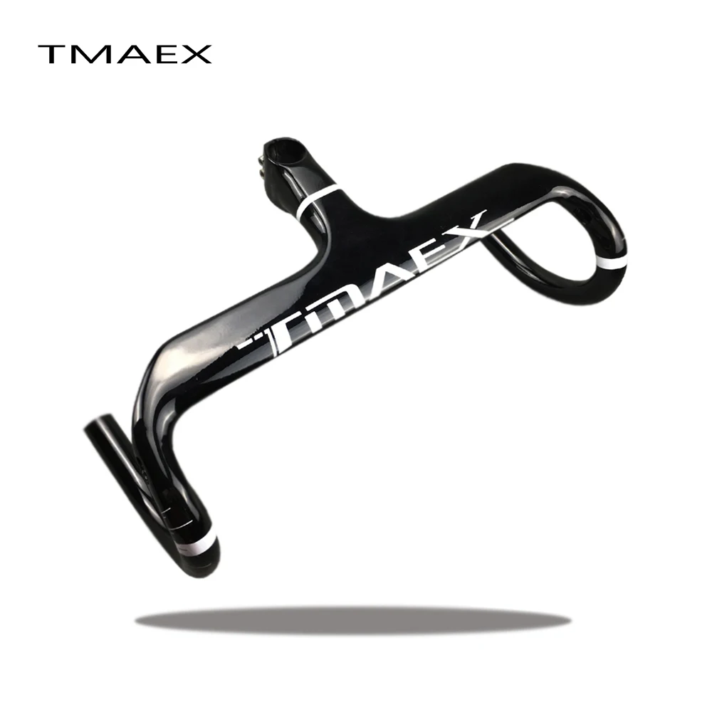 TMAEX новый дорожный Интегрированный руль из углеродного волокна с стержнем