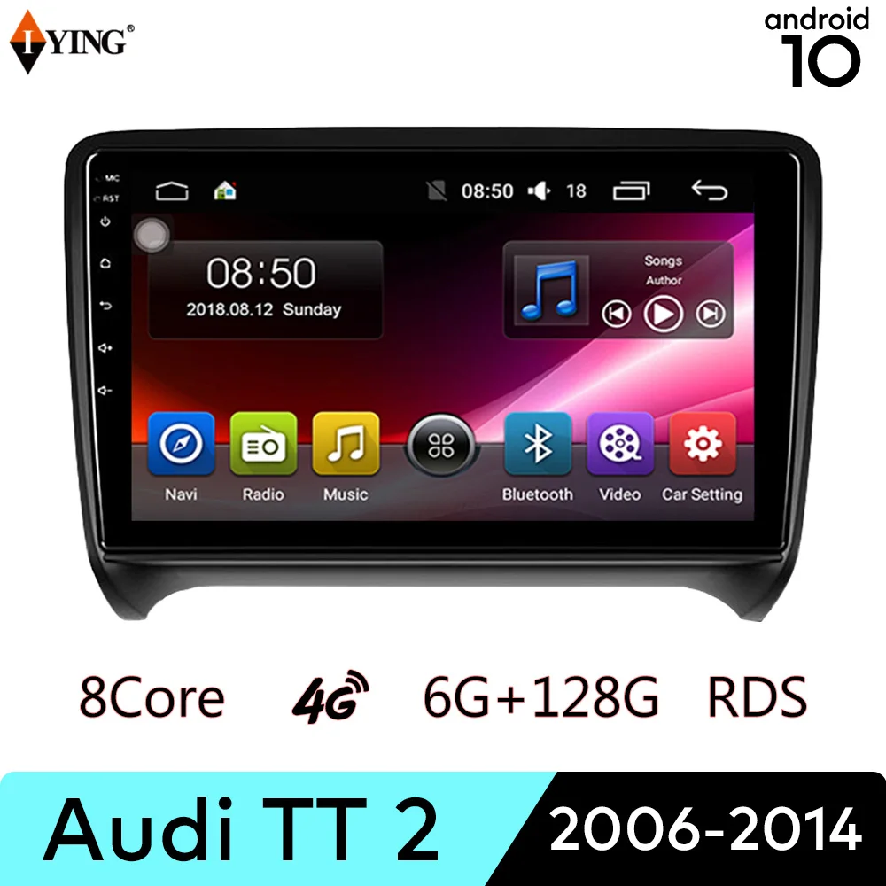 IYING беспроводной Carplay для Audi TT 2 8J 2006 2014 автомобильное радио мультимедийный