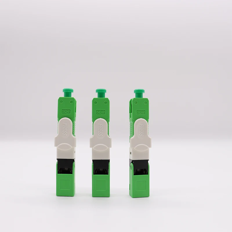 

Бесплатная доставка 100200300 шт./лот FTTH ESC250D SC APC Одномодовый волоконно-оптический новая модель оптического быстрого разъема