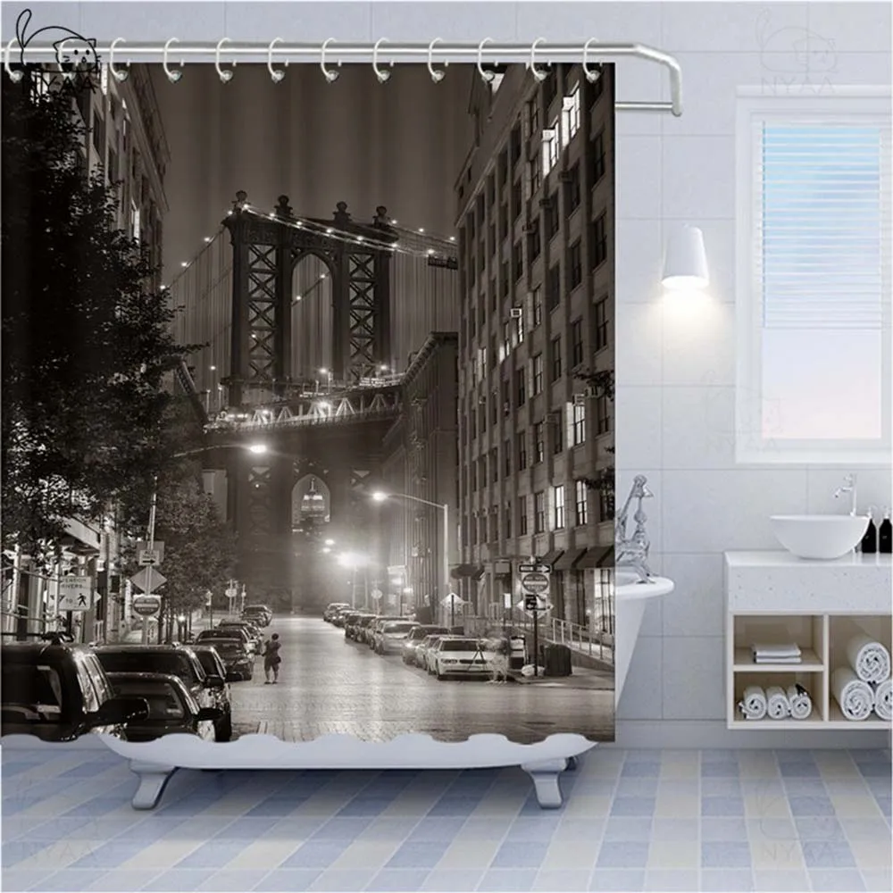 Занавеска для душа Vixm зеленая желтая пшеничная | Дом и сад