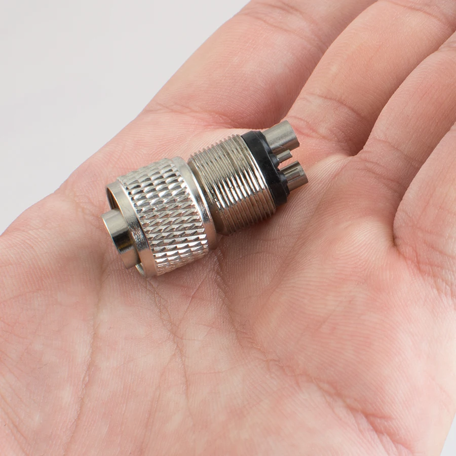 Прочный стоматологический высокоскоростной турбинный адаптер с 4 отверстиями на