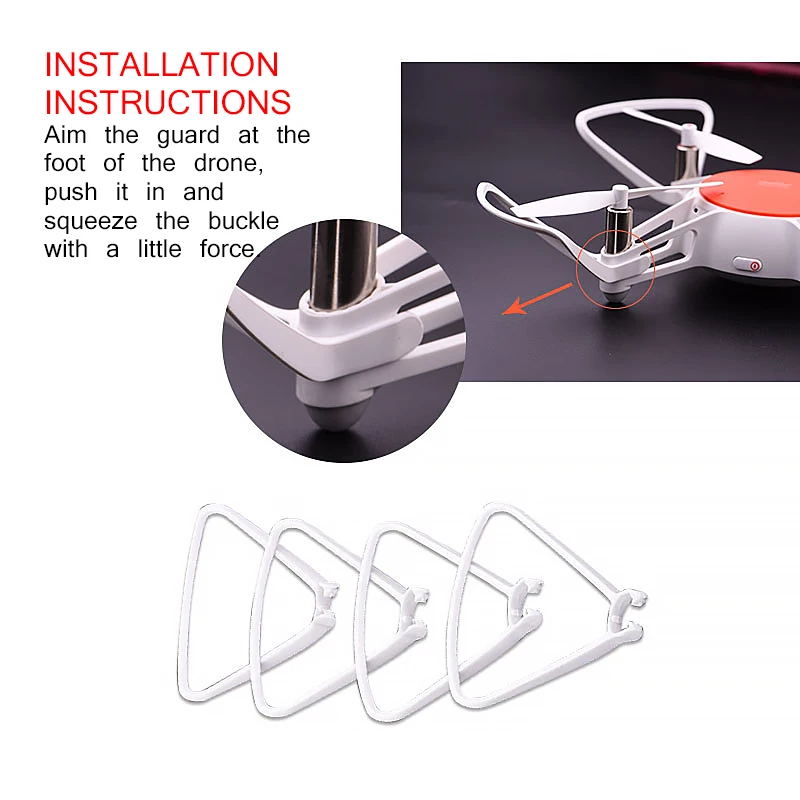 Лопасти для пропеллера дрона 2020 4 шт. с защитными лопастями запасные части Xiaomi MiTu