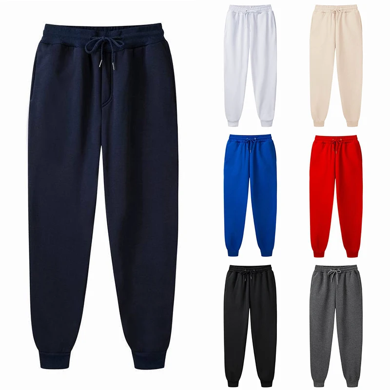 

Fitness Sports Pants Men'S 2021 Hot Fashion European And American Loose Sports Pants With High Flexibility Brushed Casual Pants