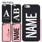 Чехол для iPhone 13, 12 Pro Max, mini, 11 Pro Max, XS, X, XR, 6S, 7, 8 Plus, SE 2020, с персонализированными именными инициалами