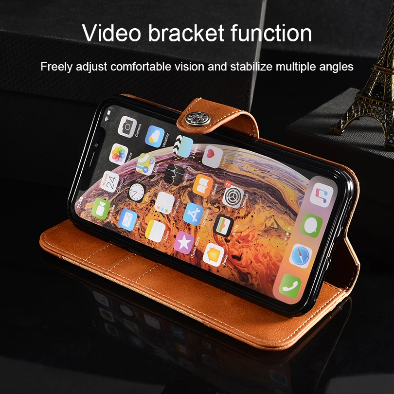 Case For Lenovo K6 Note Flip Cover Leather Coque Luxury Protective Fundas With Card Slot |