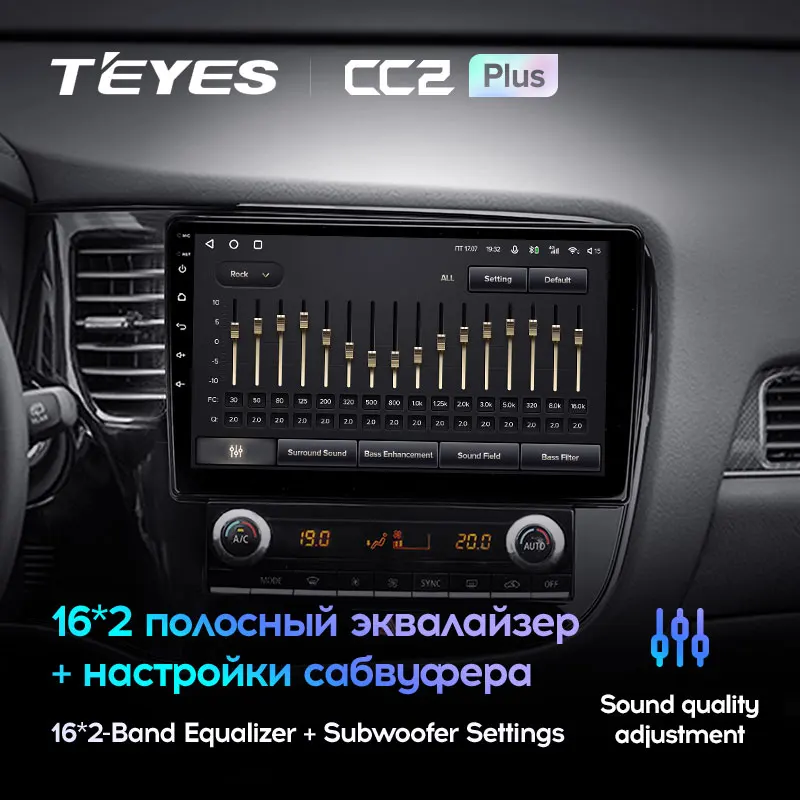 TEYES CC2L CC2 Plus For Mitsubishi Outlander 3 III GF0W GG0W 2018 - 2021 Car Video Player Navigation GPS No 2din 2 din DVD | Автомобили и