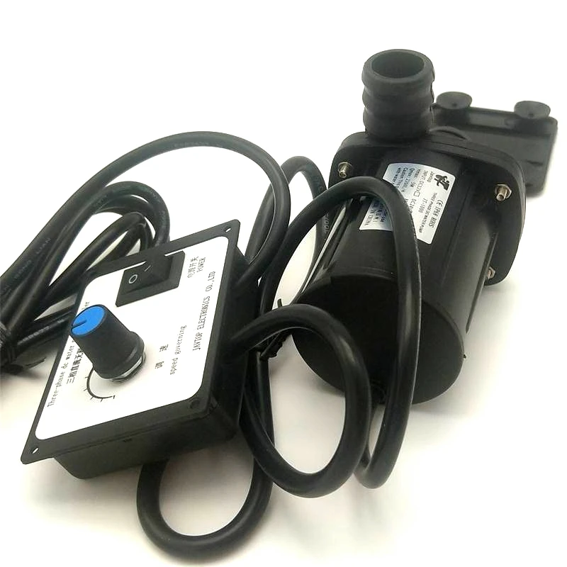 Мощный DC 12V 24V трехфазный водяной насос с контроллером