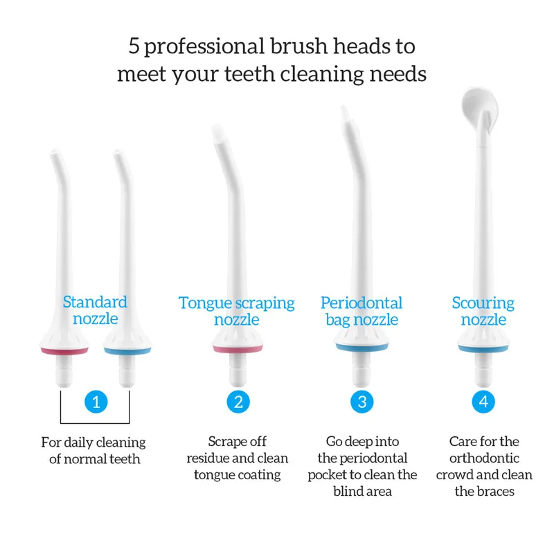 

CkeyiN 300ML Oral Irrigator Water Flosser USB Rechargeable Portable Dental Water Jet Floss 3 Modes Waterproof Teeth Cleaner