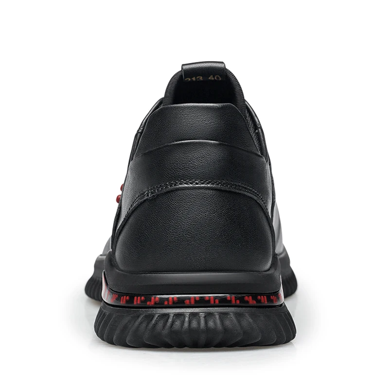 Beli Sepatu Kasual Musim Gugur Baru Sepatu Jalan Kulit Asli Pria Untuk Pria Sepatu Kasual Merek Mewah Sneakers Pria Karet Pemuda