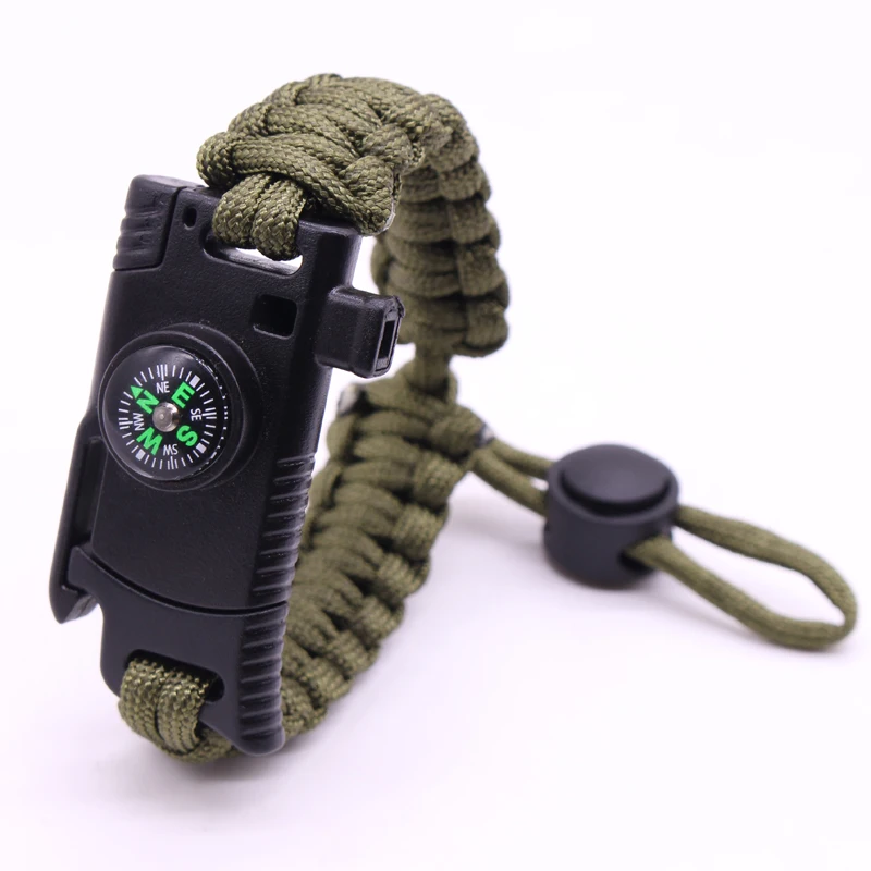 Браслет для мужчин походный спасательный Паракорд выживания парашютный шнур