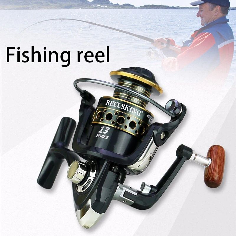 

Newly Spinning Fishing Reels Smooth Powerful Baitcast Tackle Accessories for Saltwate Fresh Water