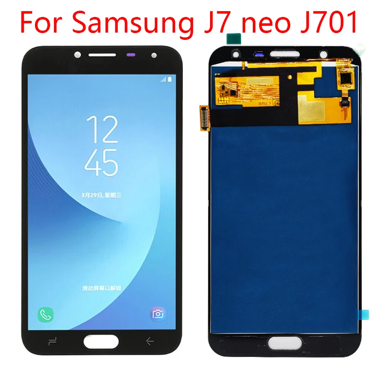 ЖК-дисплей 5,5 дюйма для Samsung Galaxy J7 Neo J701 SM- J701F J701M J701MT, сменный сенсорный экран с цифровым преобразователем в сборе