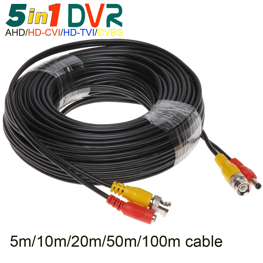 BNC-видеокамера 20 м/50 м/00 М для AHD-камеры видеонаблюдения HD-CVI CVBS cctv camera kit |