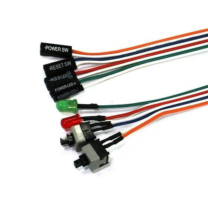 Чехол для настольного компьютера переключатель проводов перезапуск двойная