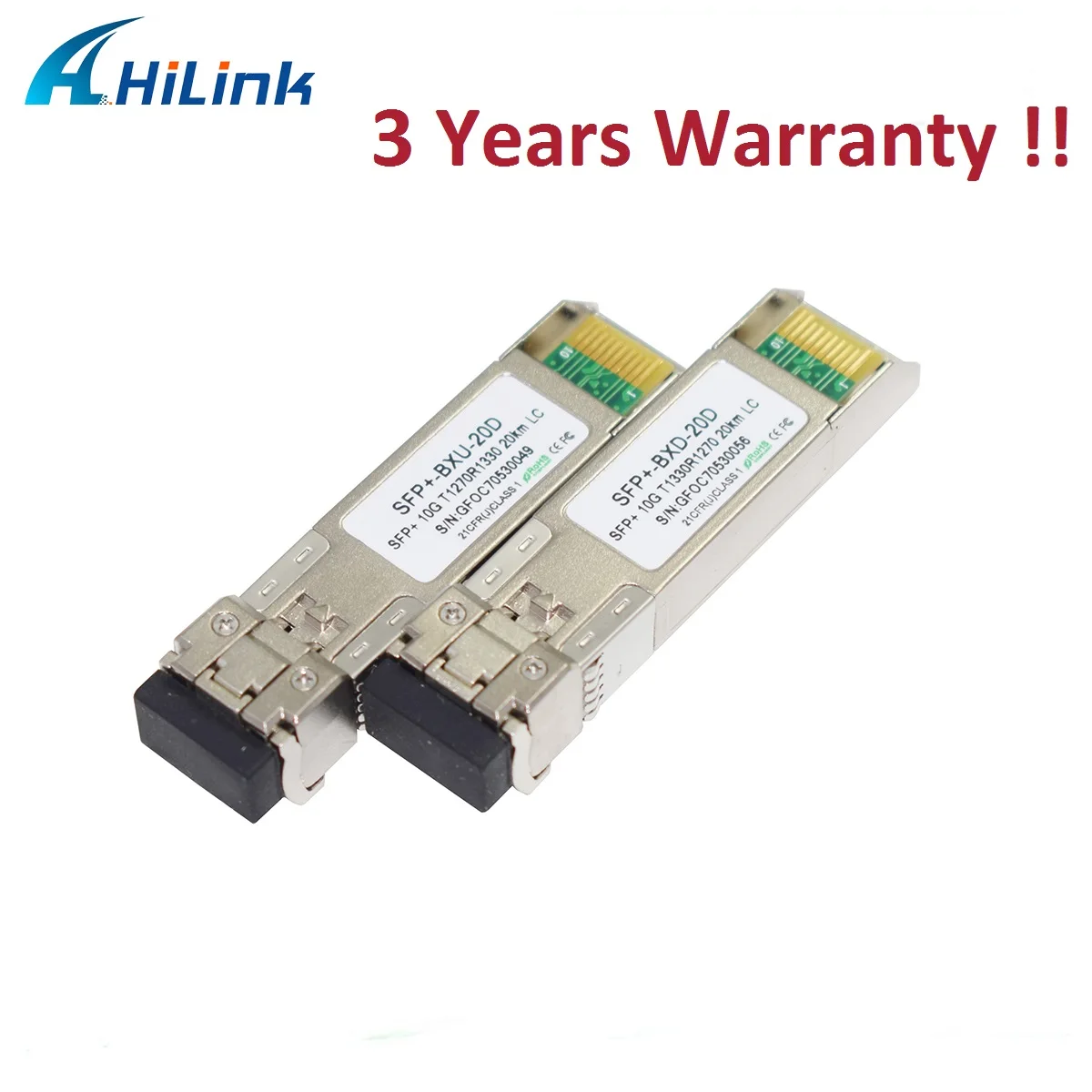 3 пар/лот SFP + 10 Гбит/s bidi LC 1270/1330 20 км с DDM BIDI 10G модули|Оптоволоконное оборудование| |