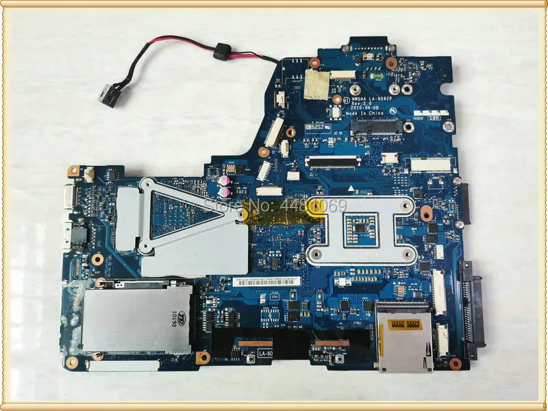 LA-6062P REV: 2 0 для Toshiba Satellite A660 A665 Материнская плата ноутбука NWQAA K000104400 HM55 DDR3 GT330M