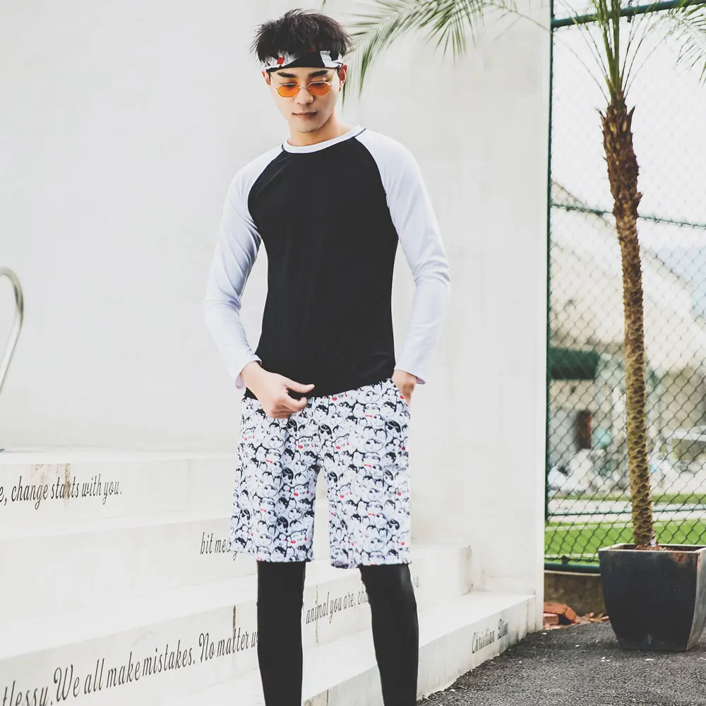 Мужской Комплект из 3 х предметов рубашка с длинным рукавом и молнией спереди