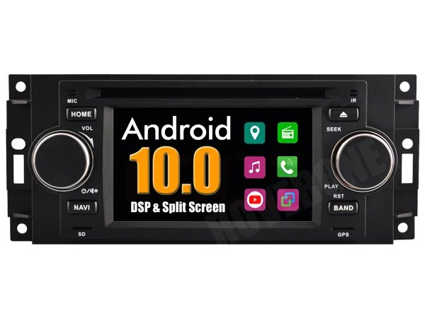 Автомобильная Мультимедийная система RoverOne стерео-система на Android 10 с DVD для Jeep