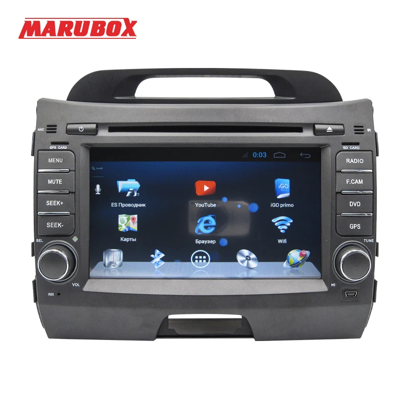 MARUBOX 7 &quotголовное устройство стерео для KIA SPORTAGE 7331AGH CA 2 Din автомобильное радио с GPS