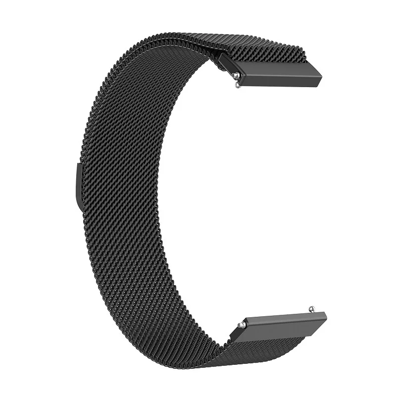 Для samsung Galaxy watch Active 2 18 мм 20 22 ремешок для часов Миланская петля Amazfit GTR 42 47