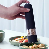 electric salt pepper mill automatic pepper grinder with led light salt and pepper grinder high end kitchen spice grinder tools