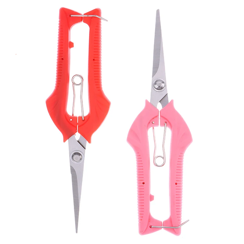 

1Pc Gardening Hand Pruner Garden Scissors Pruning Shears Micro-Tip Pruning Snips Leaf Trimmer Straight Florist Scissor For Plant