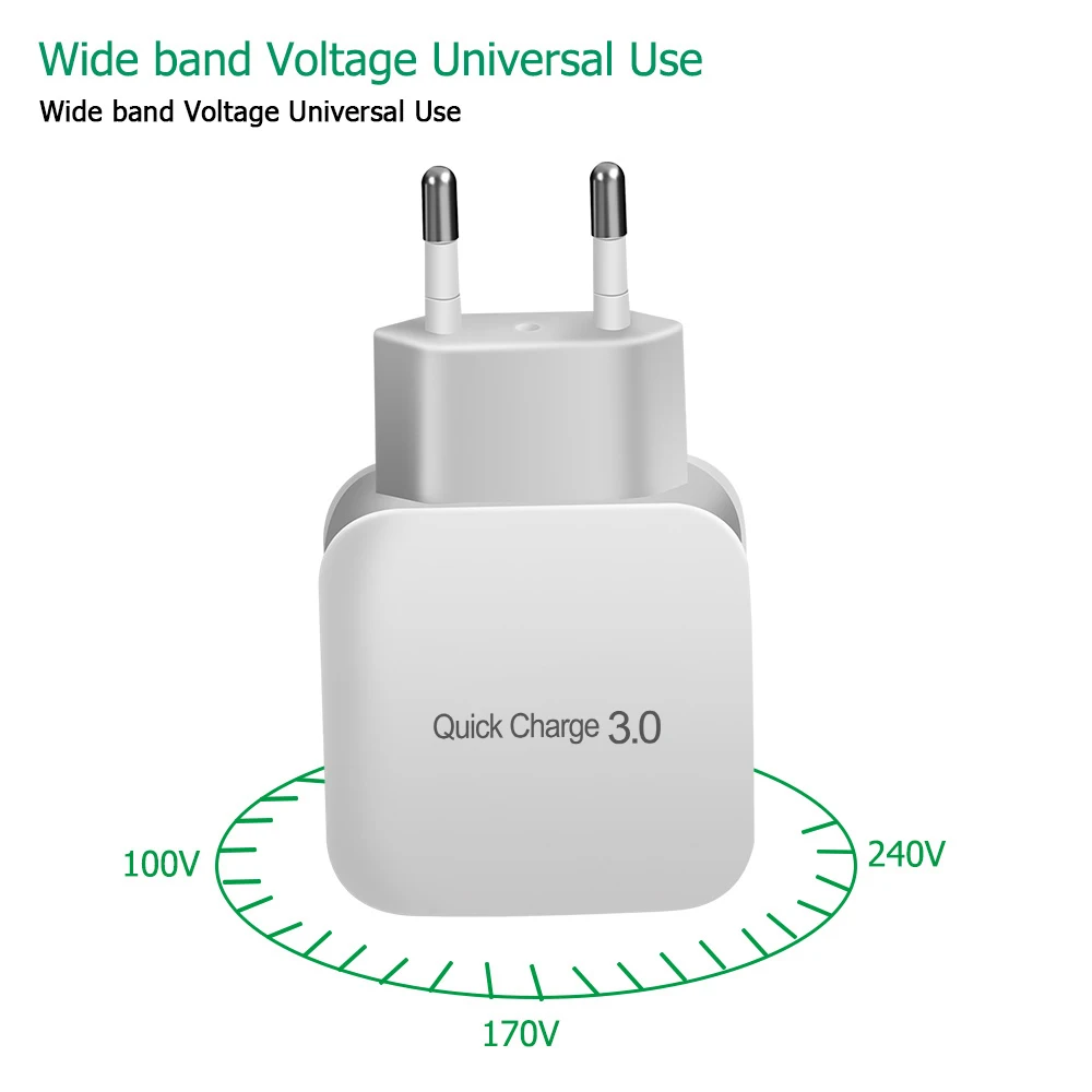 Suhach Быстрая зарядка QC 3,0 USB настенное зарядное устройство для iPhone 6 7 8 X Xs MAX XR iPad Mini 3 4 5 samsung S8 S9 htc быстрое зарядное устройство