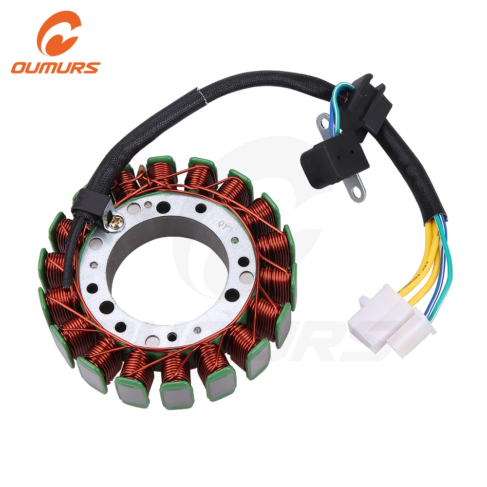 

OUMURS Motorcycle Magneto Generator Engine Stator Coil For Suzuki VL1500 Intruder 1500 1998-2004 Replace 32101-10F01 32101-10F00